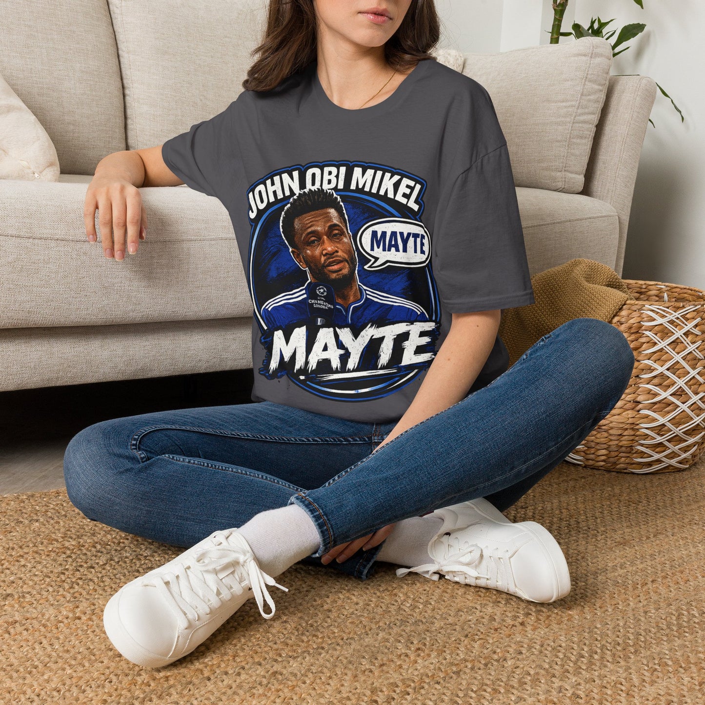 John Obi Mikel Premier League Legend T-Shirt — Funny Podcast Quote