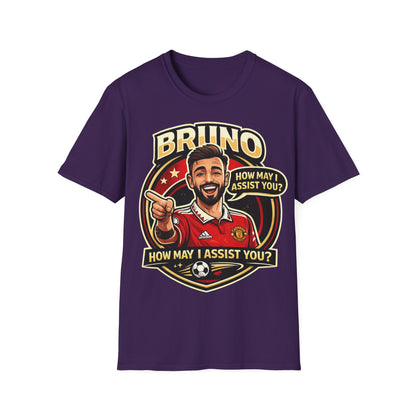 Bruno Fernandes Assist Record Celebration T-Shirt — Man United Fan Tee