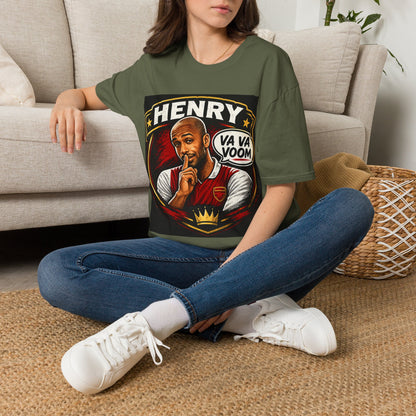 Arsenal 'Va Va Boom' Henry Football Legend T-Shirt