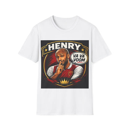 Arsenal 'Va Va Boom' Henry Football Legend T-Shirt