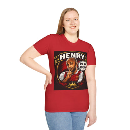 Arsenal 'Va Va Boom' Henry Football Legend T-Shirt