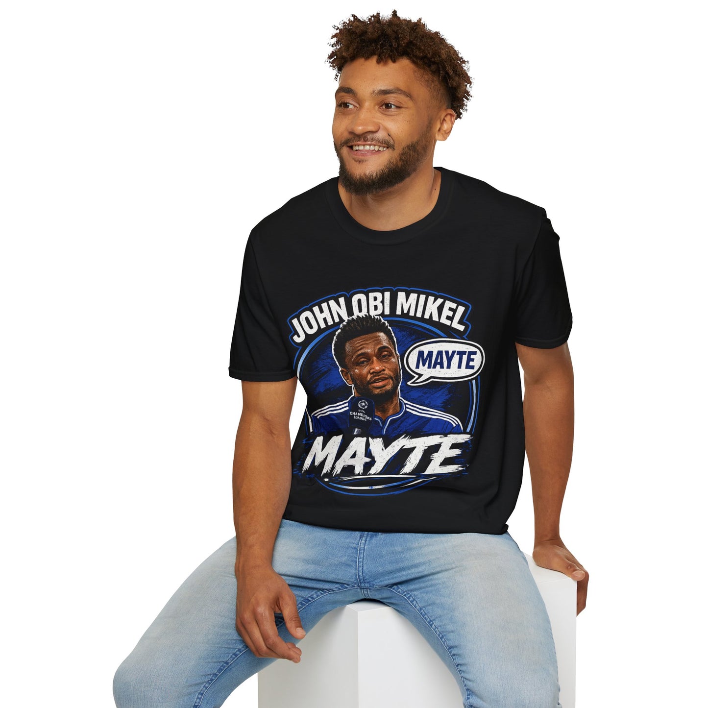 John Obi Mikel Premier League Legend T-Shirt — Funny Podcast Quote