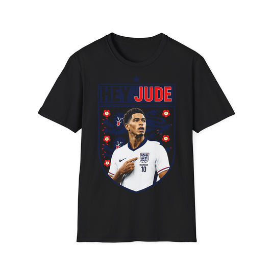 Hey Jude - Jude Bellingham England T-Shirt — Retro Football Graphic Tee