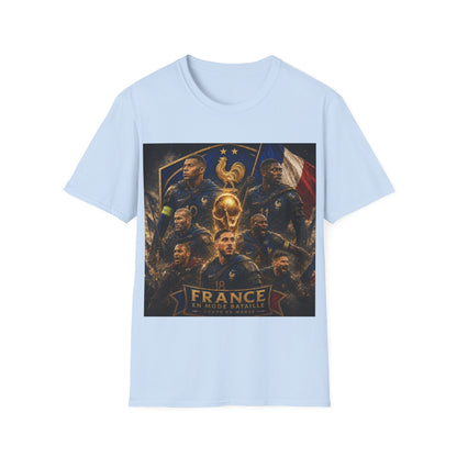 France World Cup 2026 T-Shirt — "Imbattable" (Mbappé, Dembélé, Saliba, Cherki)