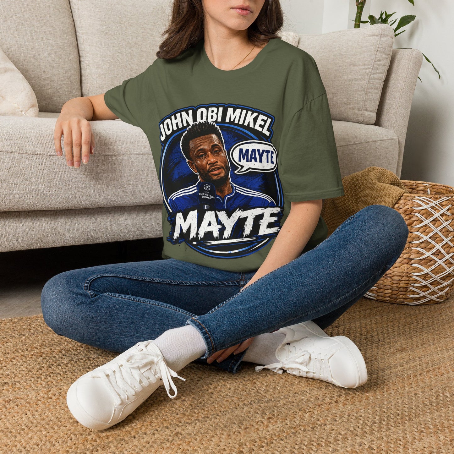 John Obi Mikel Premier League Legend T-Shirt — Funny Podcast Quote