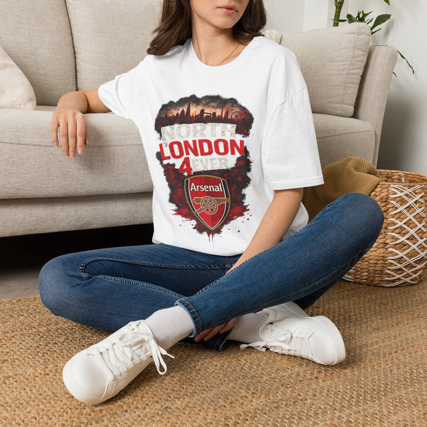 Arsenal 'North London 4ever' Champions T-Shirt