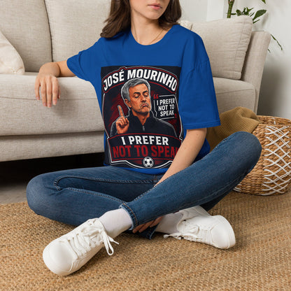 José Mourinho 'I Prefer Not to Speak' T-Shirt — Funny Football Manager Quote