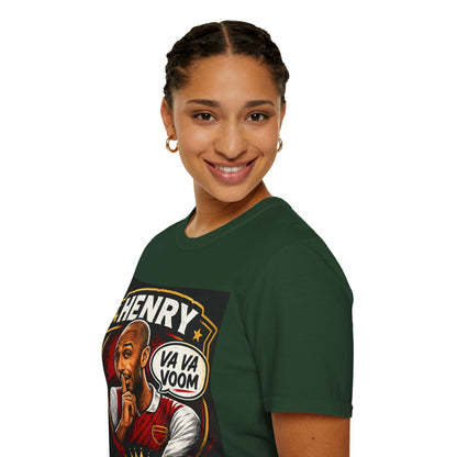 Arsenal 'Va Va Boom' Henry Football Legend T-Shirt