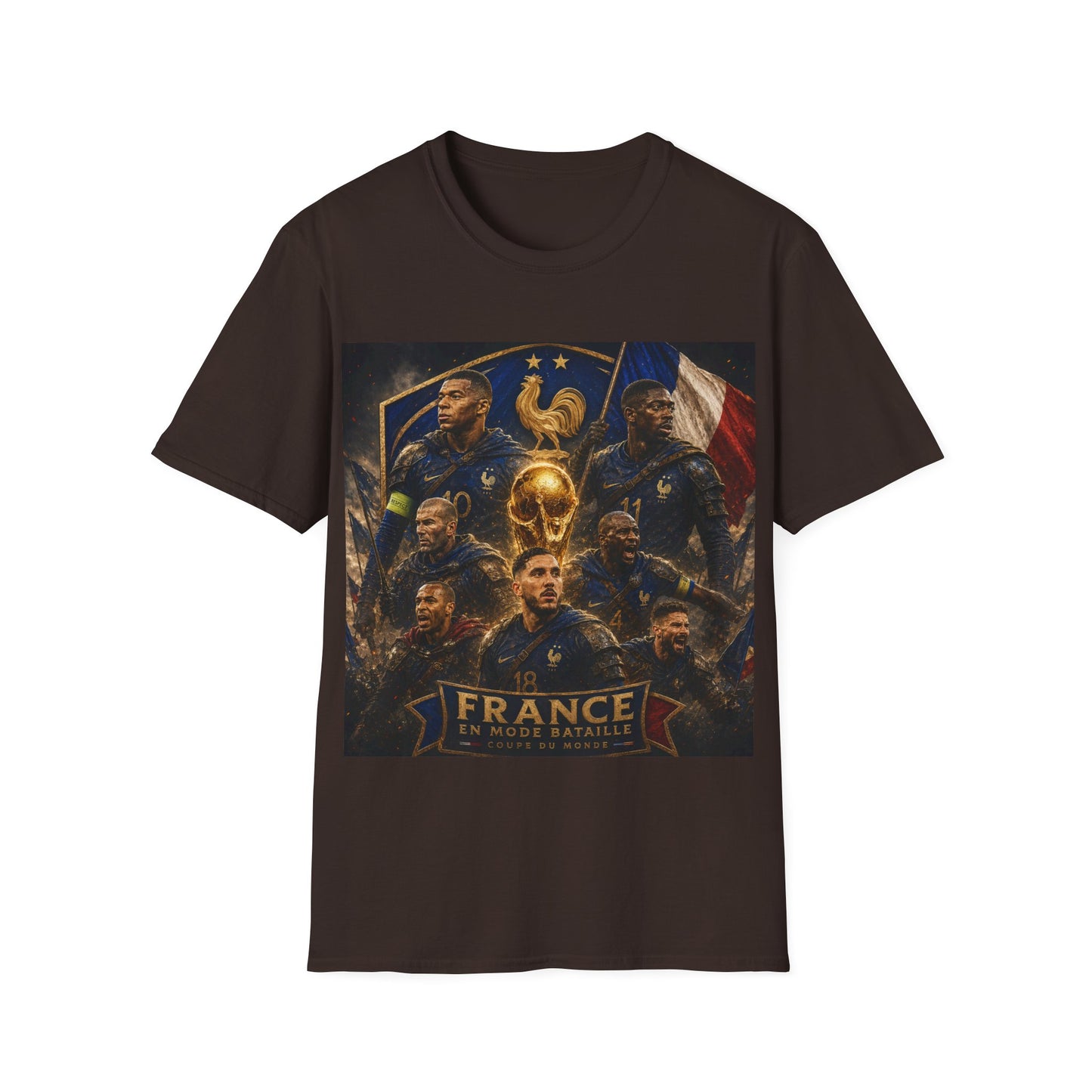 France World Cup 2026 T-Shirt — "Imbattable" (Mbappé, Dembélé, Saliba, Cherki)