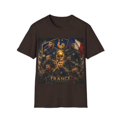 France World Cup 2026 T-Shirt — "Imbattable" (Mbappé, Dembélé, Saliba, Cherki)