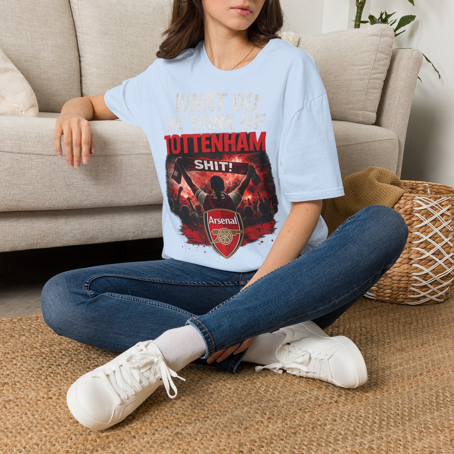 Arsenal "What Do We Think of Tottenham?" T-Shirt — Football Rivalry Tee