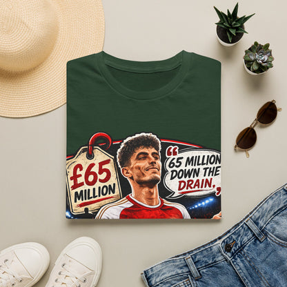 Kai Havertz '65 Million Down the Drain' T-Shirt — Arsenal Football Tee