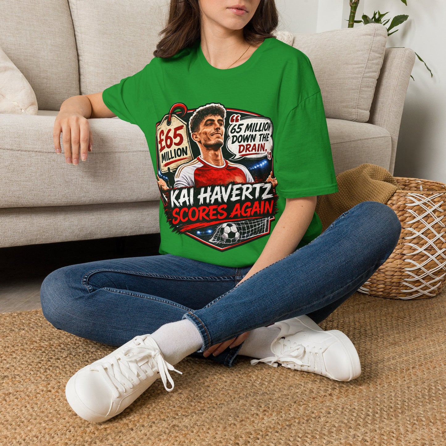 Kai Havertz '65 Million Down the Drain' T-Shirt — Arsenal Football Tee