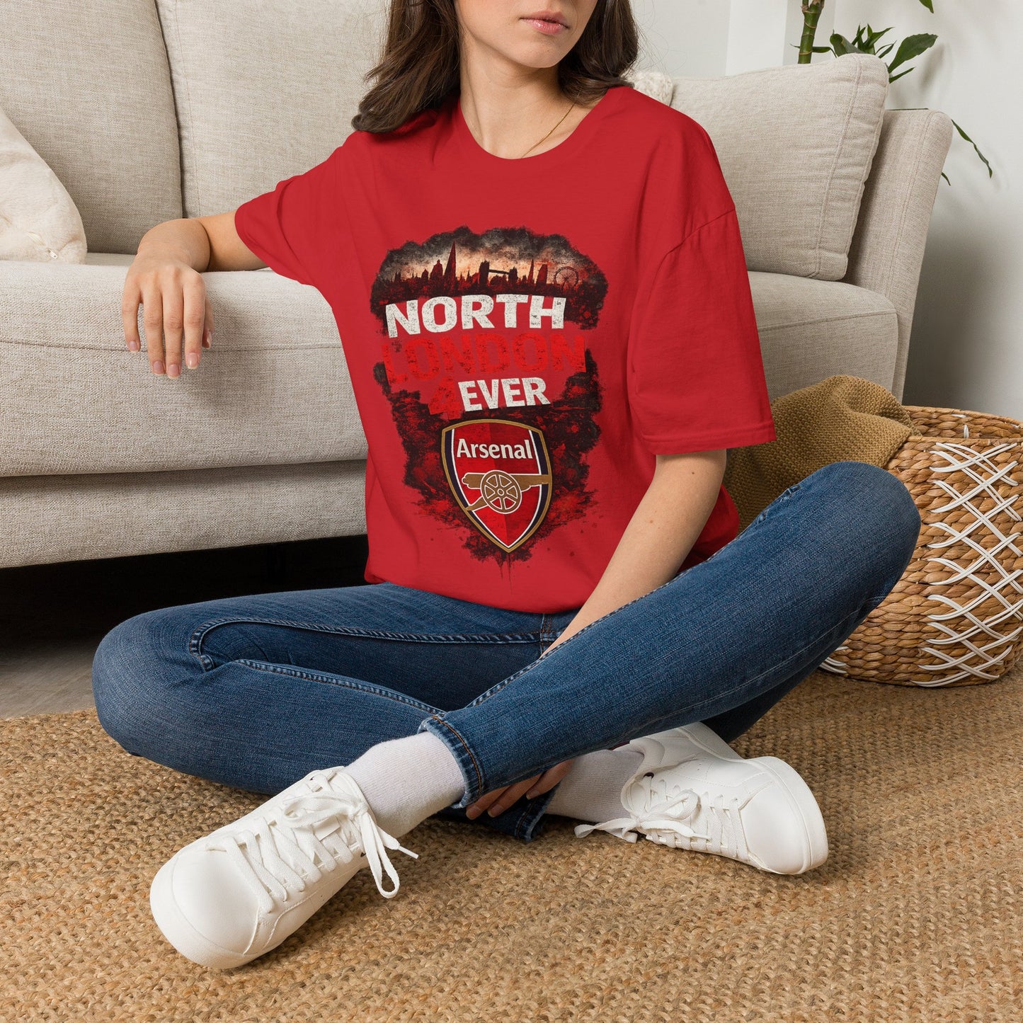 Arsenal 'North London 4ever' Champions T-Shirt