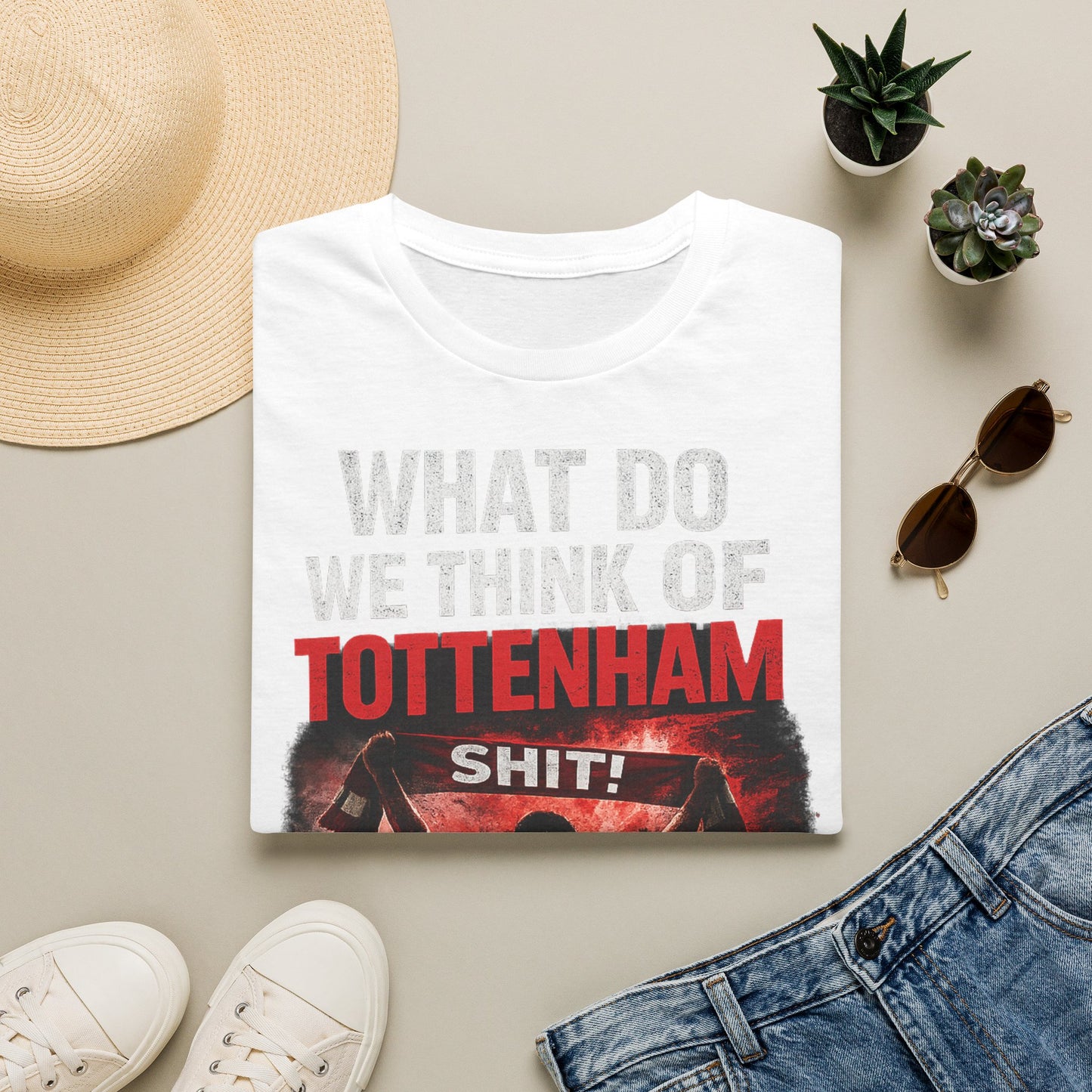 Arsenal "What Do We Think of Tottenham?" T-Shirt — Football Rivalry Tee