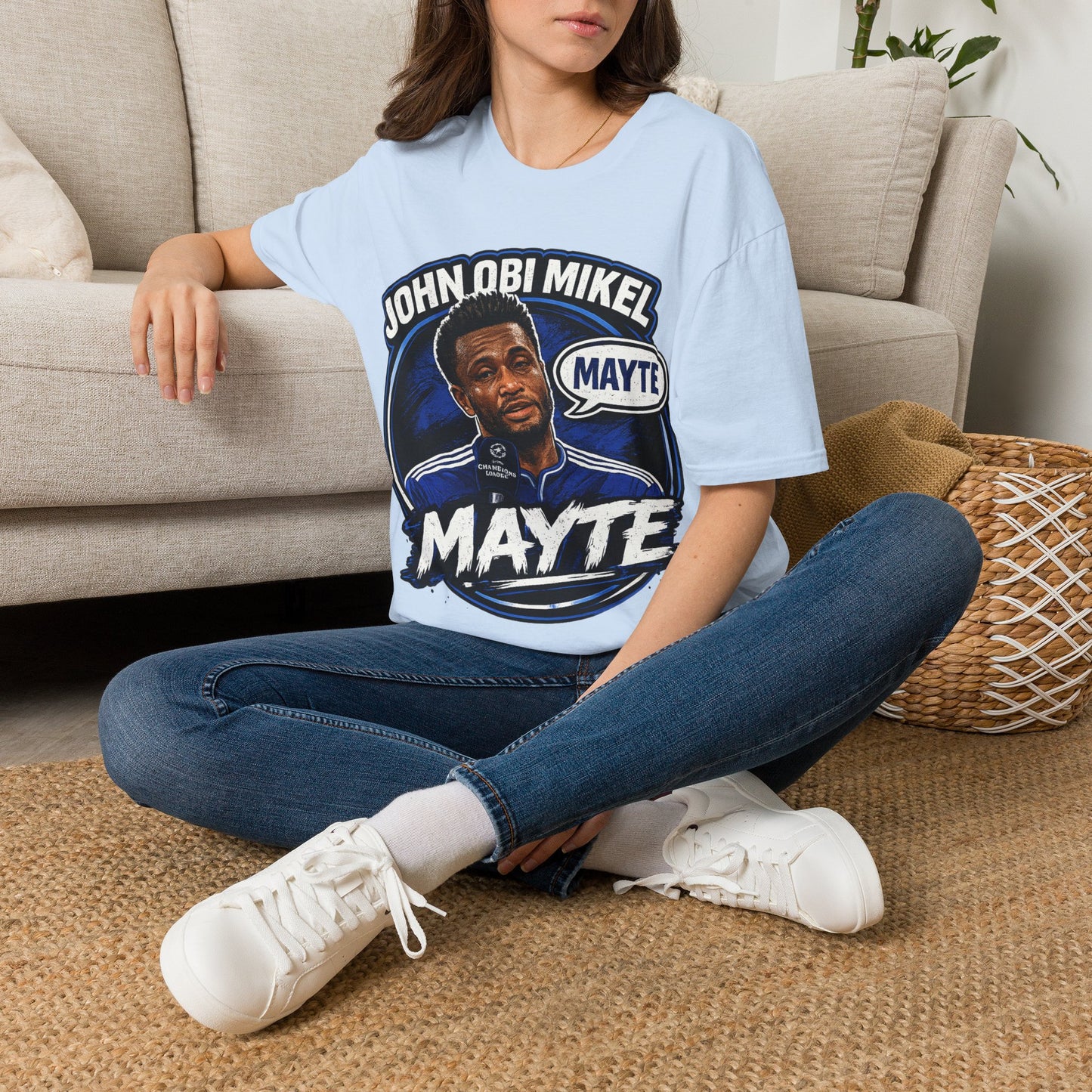 John Obi Mikel Premier League Legend T-Shirt — Funny Podcast Quote