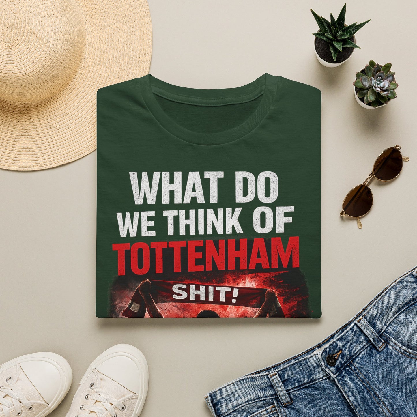 Arsenal "What Do We Think of Tottenham?" T-Shirt — Football Rivalry Tee