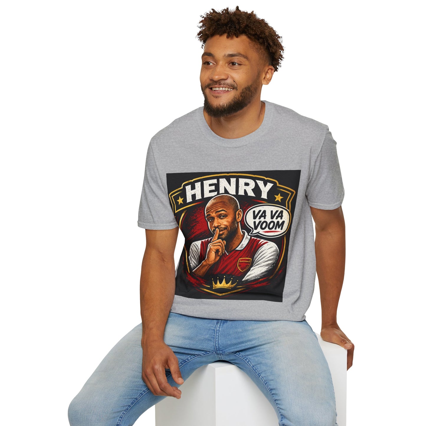 Arsenal 'Va Va Boom' Henry Football Legend T-Shirt