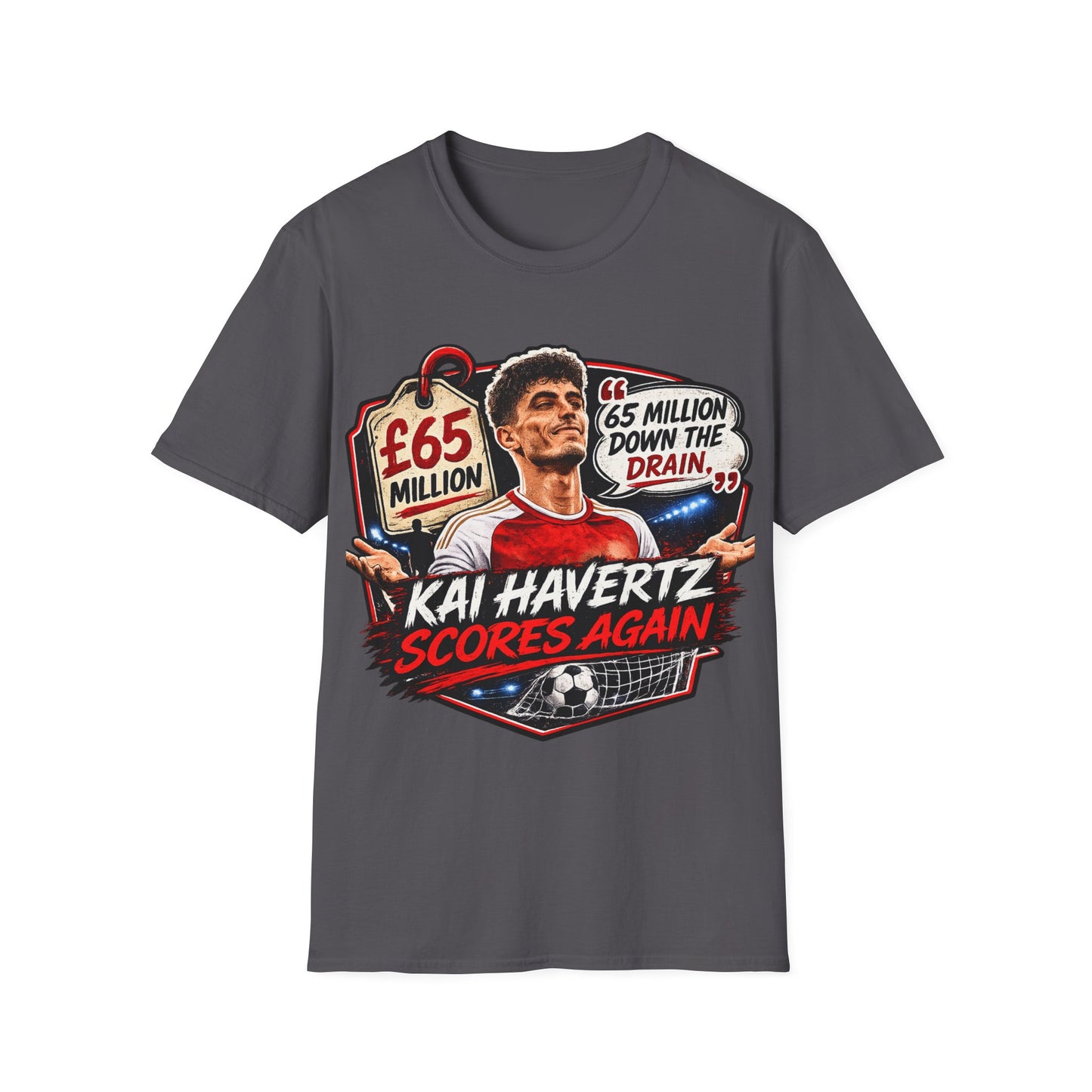 Kai Havertz '65 Million Down the Drain' T-Shirt — Arsenal Football Tee