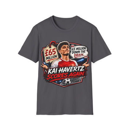 Kai Havertz '65 Million Down the Drain' T-Shirt — Arsenal Football Tee