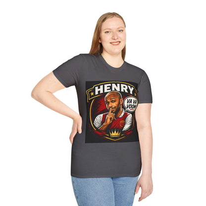 Arsenal 'Va Va Boom' Henry Football Legend T-Shirt
