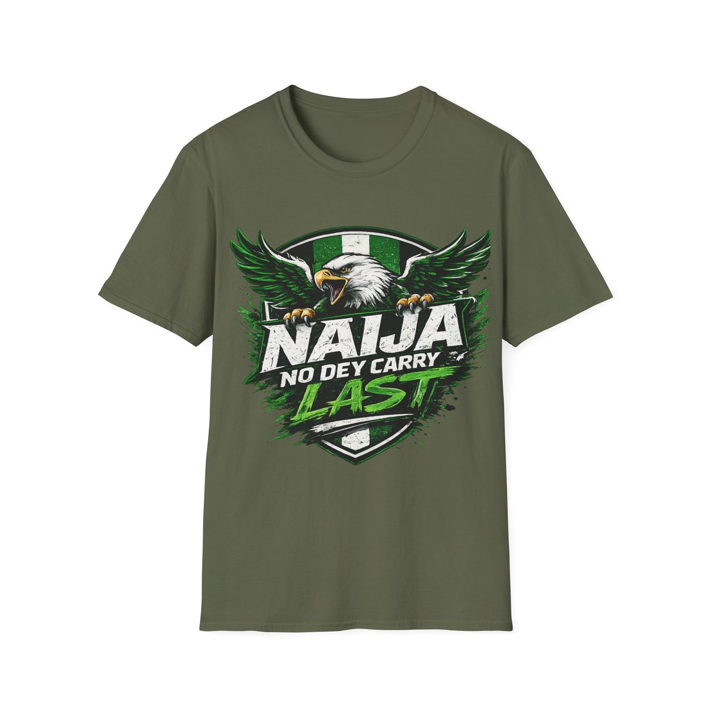 Naija No Dey Carry Last T-Shirt — Nigerian Super Eagles Football Fan Tee