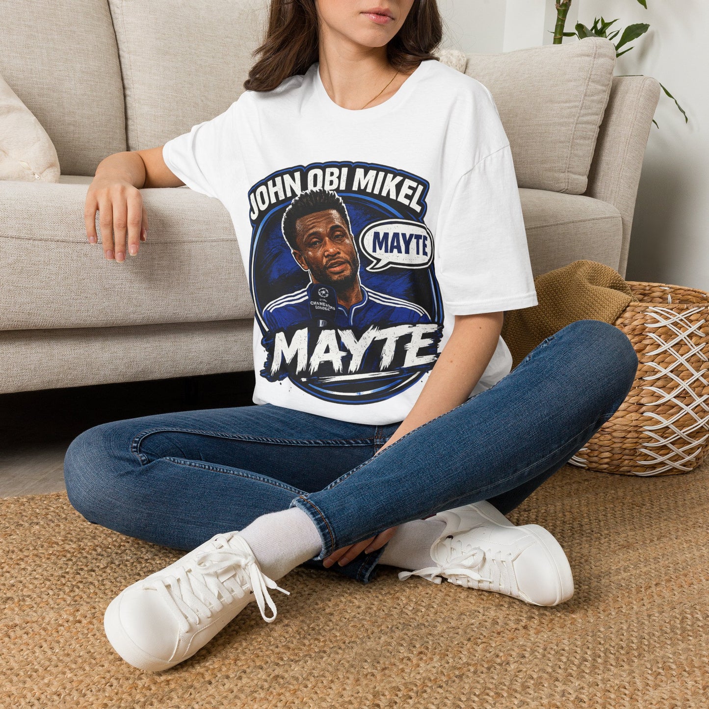 John Obi Mikel Premier League Legend T-Shirt — Funny Podcast Quote