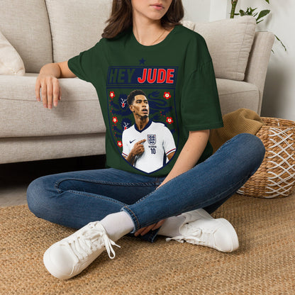 Hey Jude - Jude Bellingham England T-Shirt — Retro Football Graphic Tee