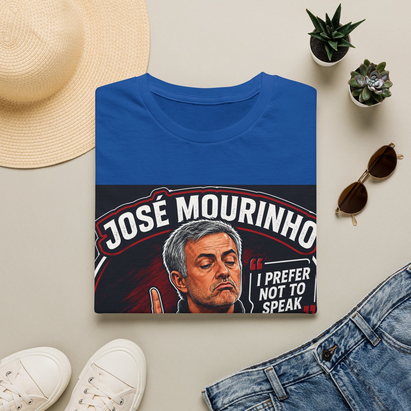 José Mourinho 'I Prefer Not to Speak' T-Shirt — Funny Football Manager Quote