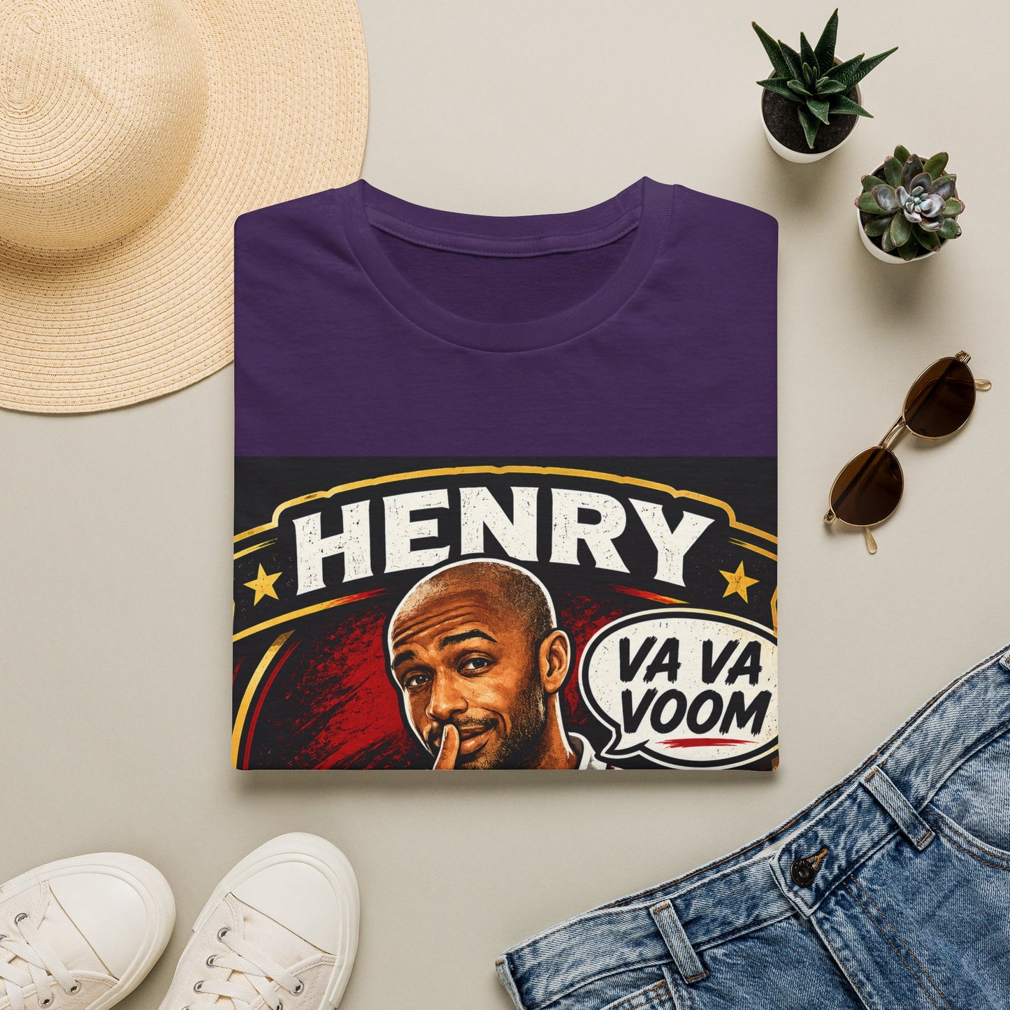 Arsenal 'Va Va Boom' Henry Football Legend T-Shirt