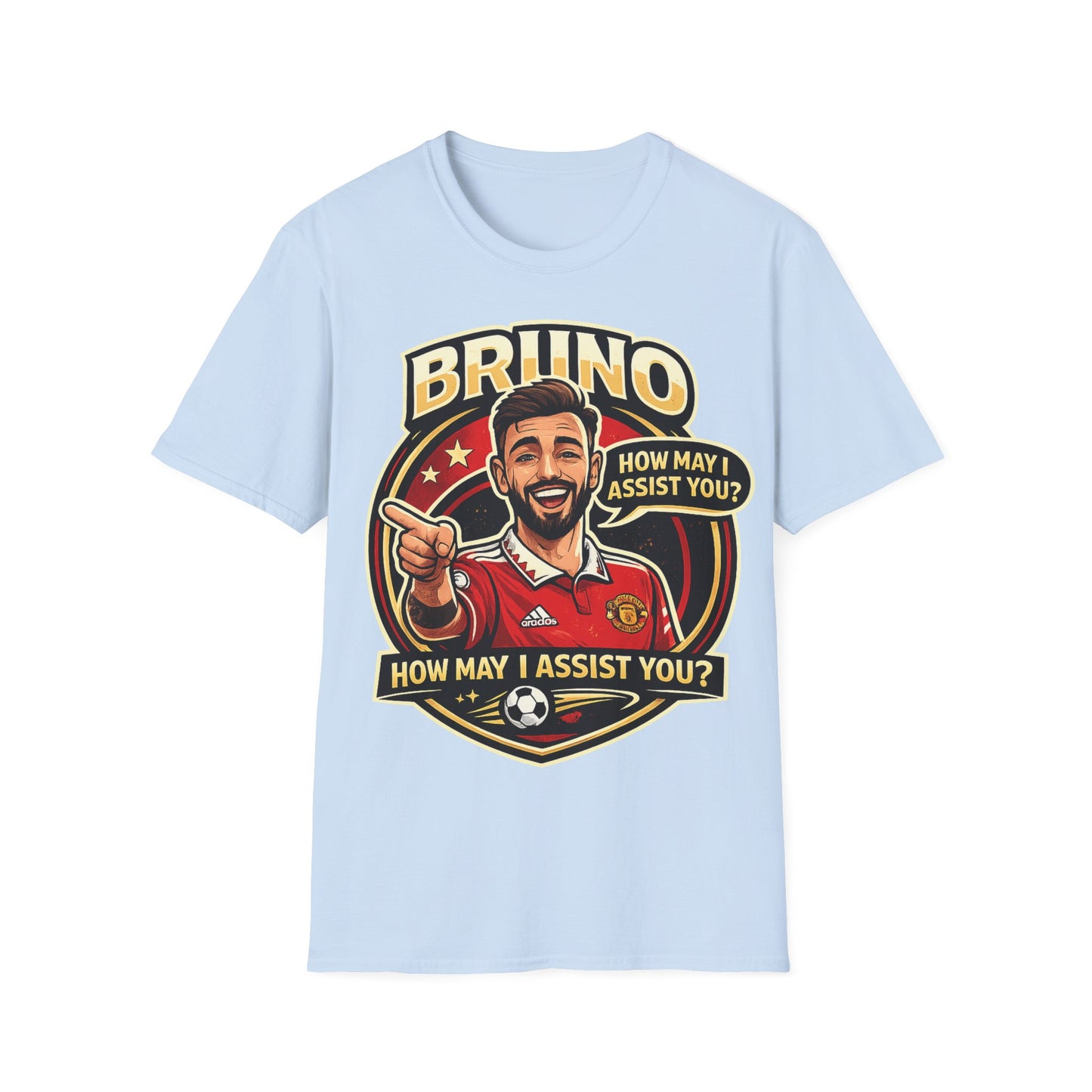 Bruno Fernandes Assist Record Celebration T-Shirt — Man United Fan Tee