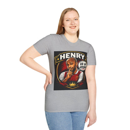 Arsenal 'Va Va Boom' Henry Football Legend T-Shirt
