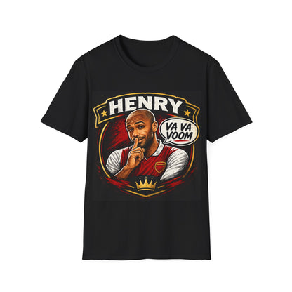 Arsenal 'Va Va Boom' Henry Football Legend T-Shirt