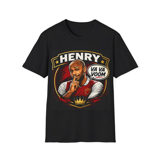 Arsenal 'Va Va Boom' Henry Football Legend T-Shirt
