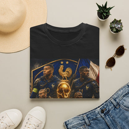 France World Cup 2026 T-Shirt — "Imbattable" (Mbappé, Dembélé, Saliba, Cherki)
