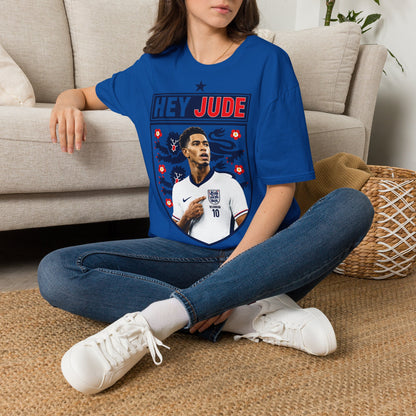 Hey Jude - Jude Bellingham England T-Shirt — Retro Football Graphic Tee