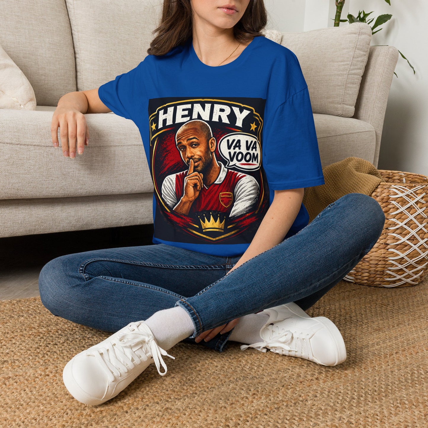Arsenal 'Va Va Boom' Henry Football Legend T-Shirt