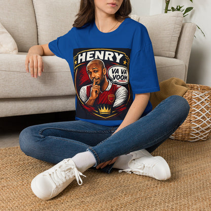Arsenal 'Va Va Boom' Henry Football Legend T-Shirt