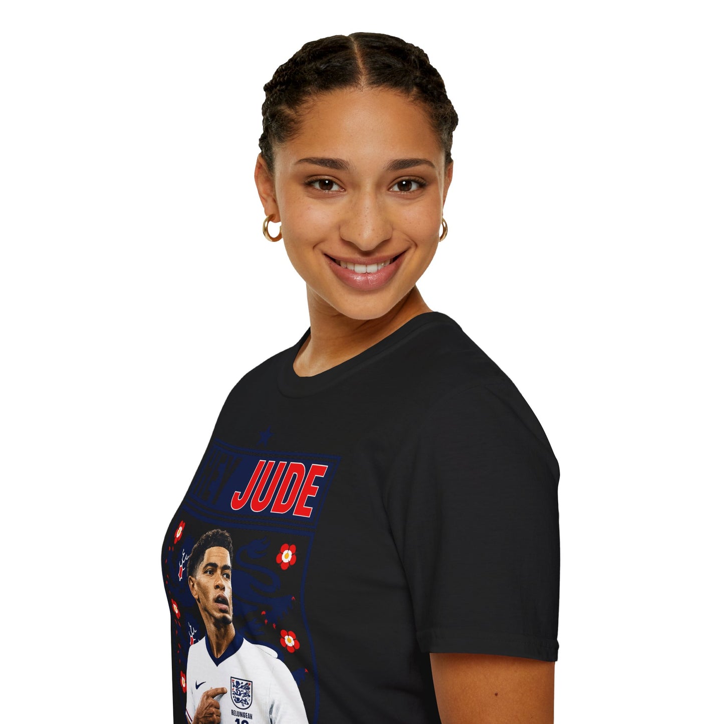 Hey Jude - Jude Bellingham England T-Shirt — Retro Football Graphic Tee