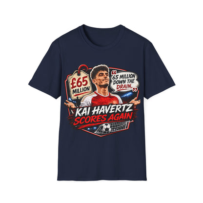 Kai Havertz '65 Million Down the Drain' T-Shirt — Arsenal Football Tee