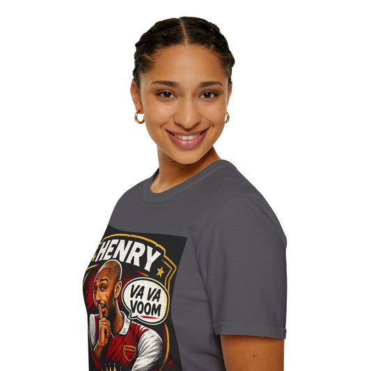 Arsenal 'Va Va Boom' Henry Football Legend T-Shirt