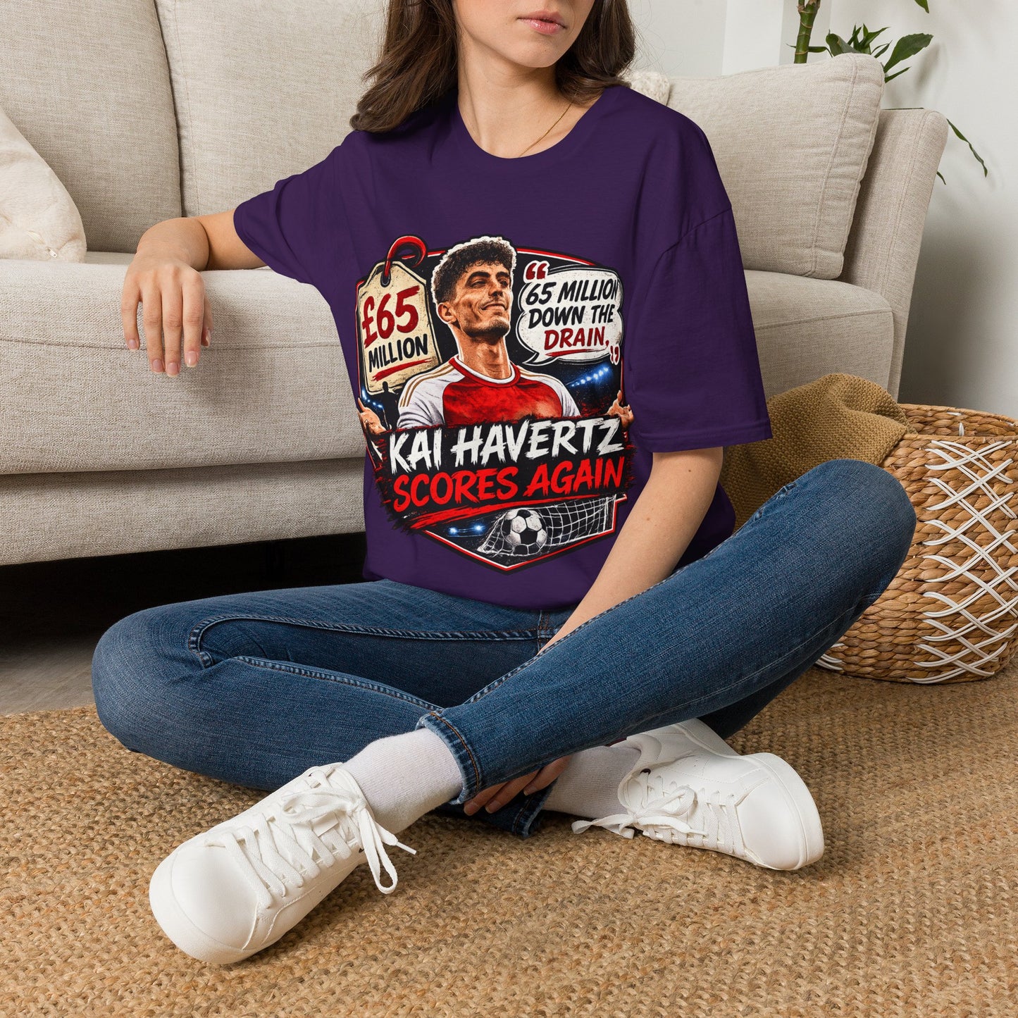 Kai Havertz '65 Million Down the Drain' T-Shirt — Arsenal Football Tee