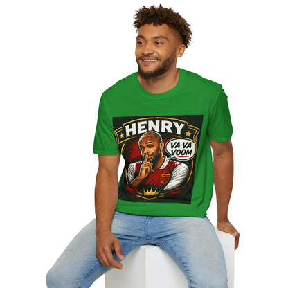 Arsenal 'Va Va Boom' Henry Football Legend T-Shirt