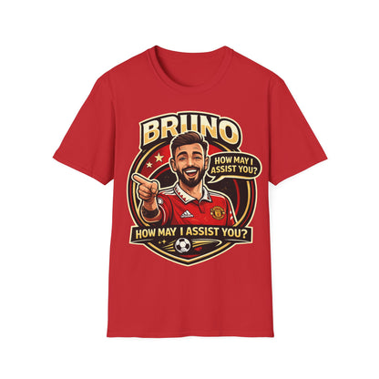 Bruno Fernandes Assist Record Celebration T-Shirt — Man United Fan Tee