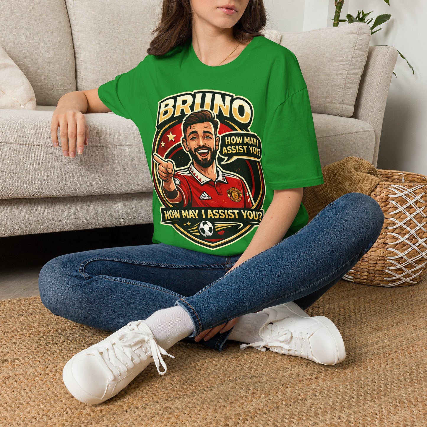Bruno Fernandes Assist Record Celebration T-Shirt — Man United Fan Tee