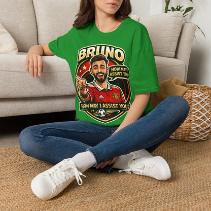 Bruno Fernandes Assist Record Celebration T-Shirt — Man United Fan Tee