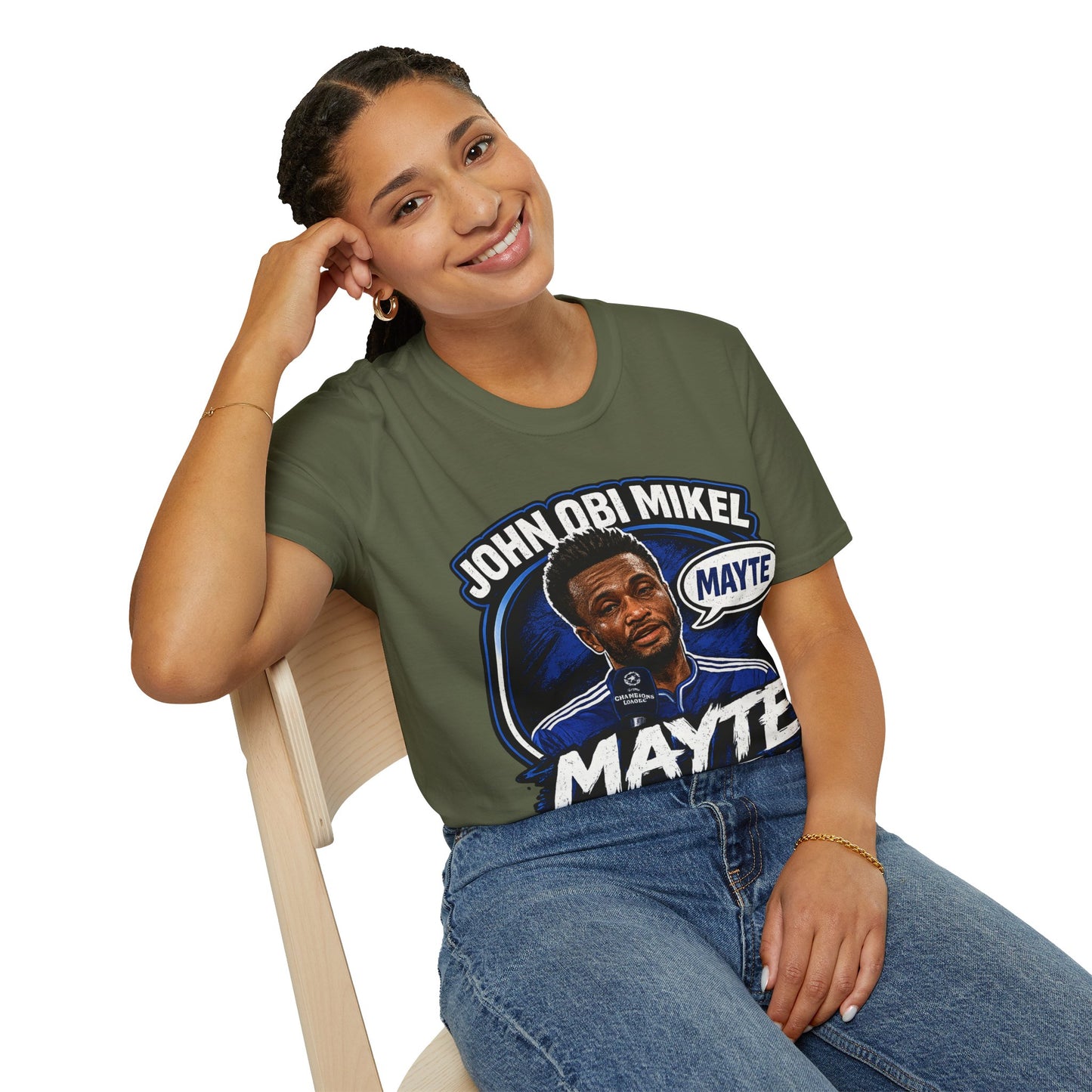 John Obi Mikel Premier League Legend T-Shirt — Funny Podcast Quote
