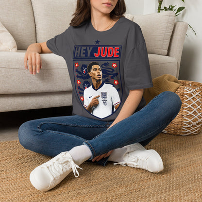 Hey Jude - Jude Bellingham England T-Shirt — Retro Football Graphic Tee