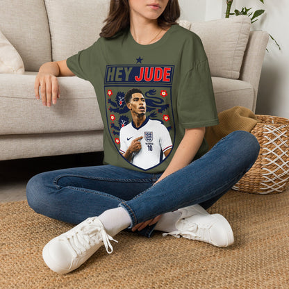 Hey Jude - Jude Bellingham England T-Shirt — Retro Football Graphic Tee