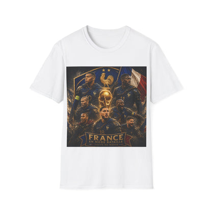 France World Cup 2026 T-Shirt — "Imbattable" (Mbappé, Dembélé, Saliba, Cherki)